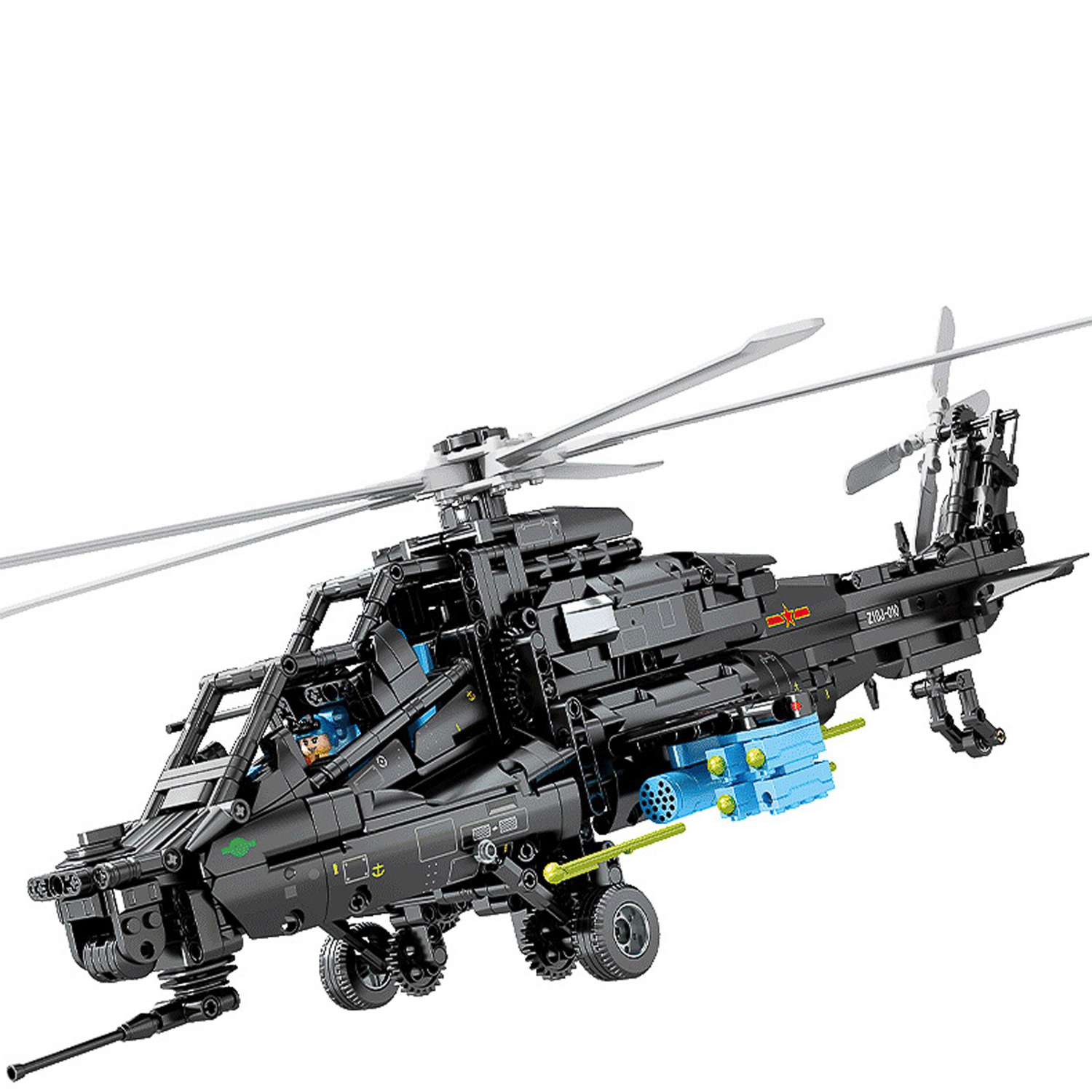 Конструктор Sembo Block боевой вертолет 705993 - фото 1