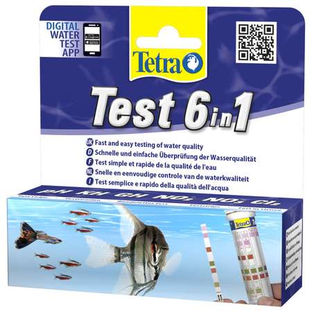 Тест-полоски для воды Tetra Test 6в1 25шт