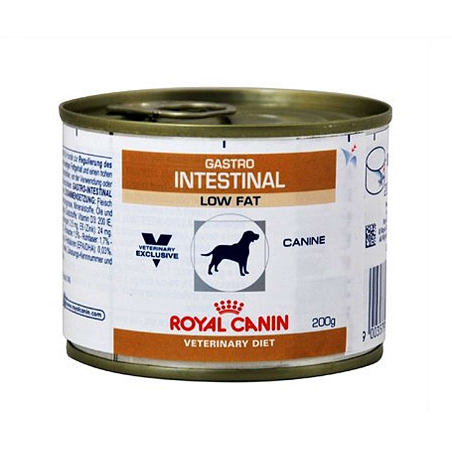 Корм для собак ROYAL CANIN Gastro Intestinal Low Fat Canine с ограниченным содержанием жиров при нарушениях пищеварения консервированный 0.2кг - фото 1