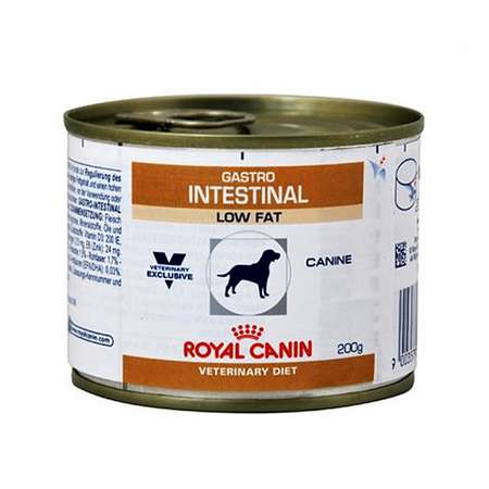Корм для собак ROYAL CANIN Gastro Intestinal Low Fat Canine с ограниченным содержанием жиров при нарушениях пищеварения консервированный 0.2кг