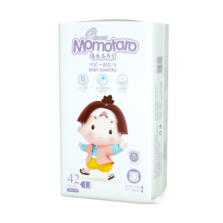 Подгузники MOMOTARO 42 шт. L