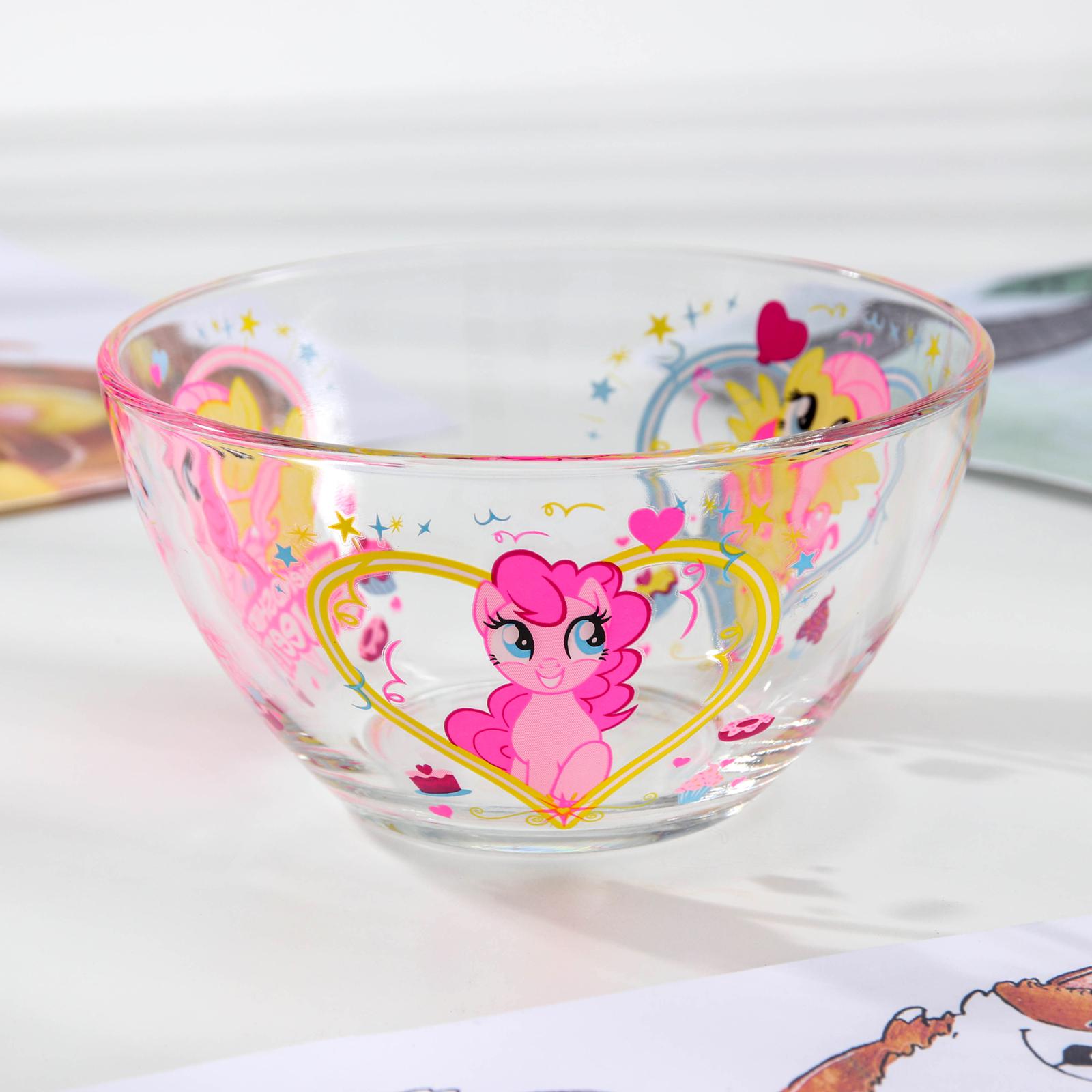 Набор посуды детский Hasbro My Little Pony кружка салатник тарелка в подарочной упаковке - фото 4