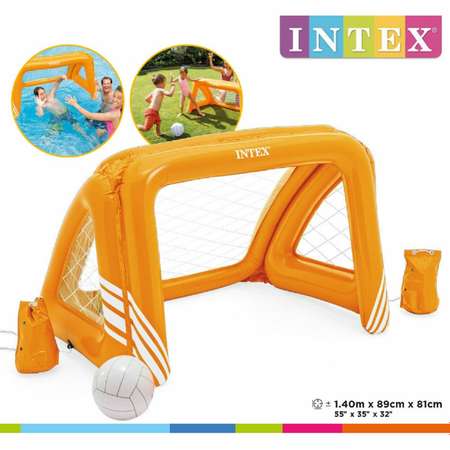 Надувная игрушка INTEX для Водного поло ворота и мяч 140х89х81см от 6 лет