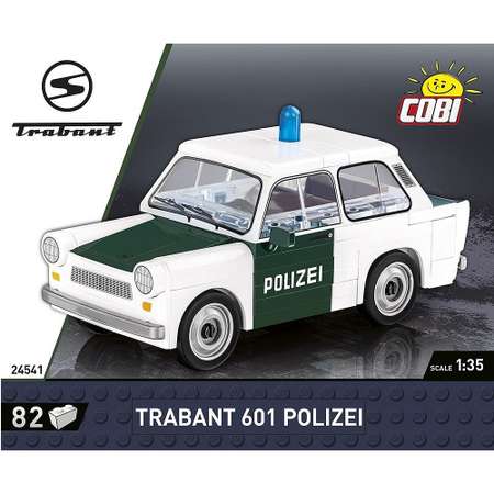 Конструктор COBI Автомобиль Trabant 601 Polizei 82 деталей