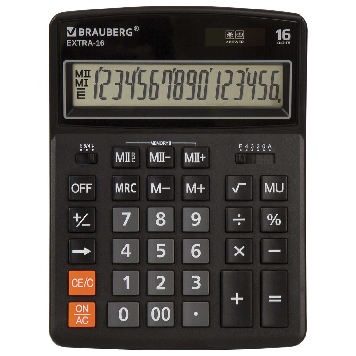 Калькулятор настольный Brauberg электронный 16 разрядов - фото 1
