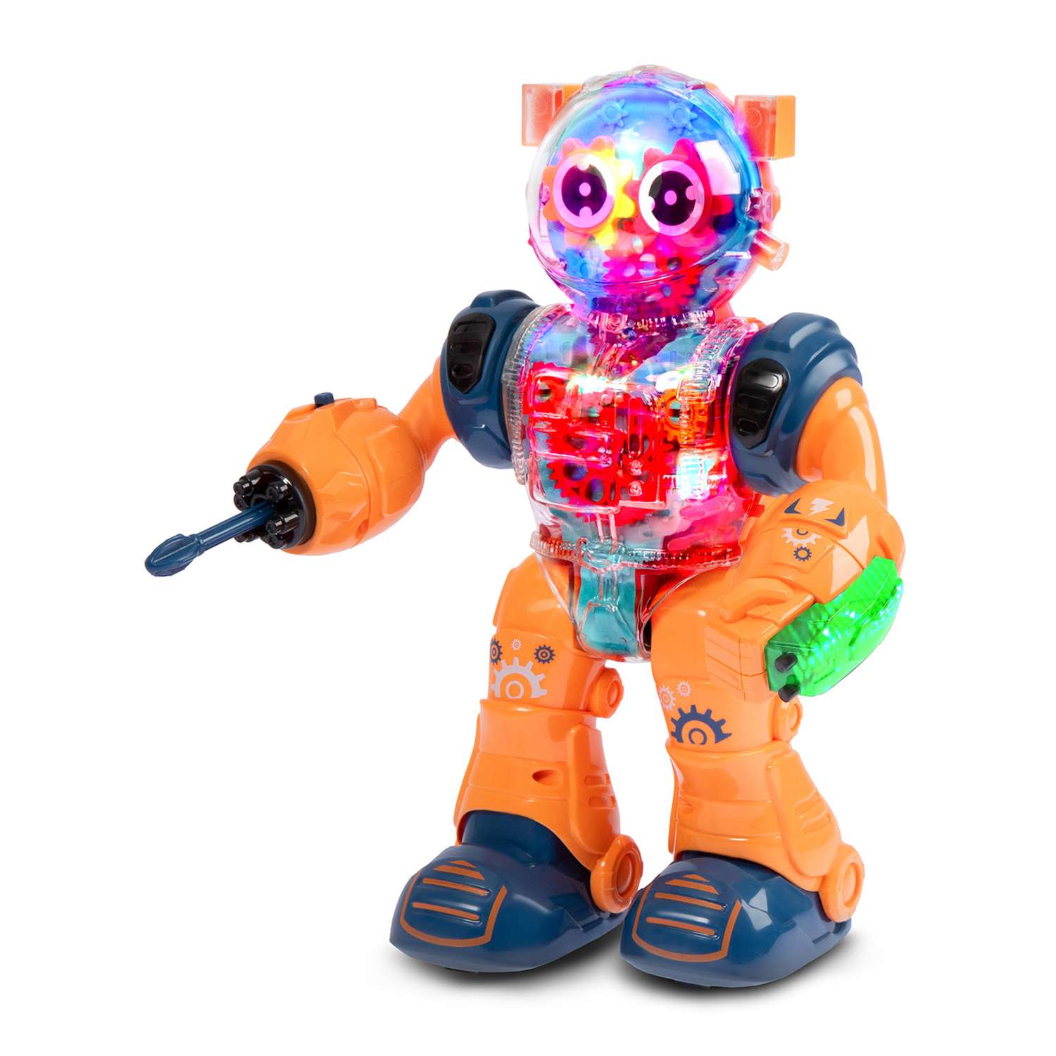 Игрушка Smart Baby Робот Костик на батарейках Стреляет ракетами Ходит Свет Звук - фото 10