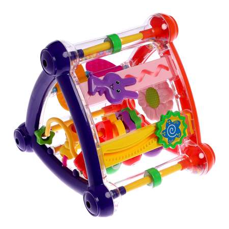 Развивающая игрушка Sima-Land «Умный малыш» фиолетовый зайчик
