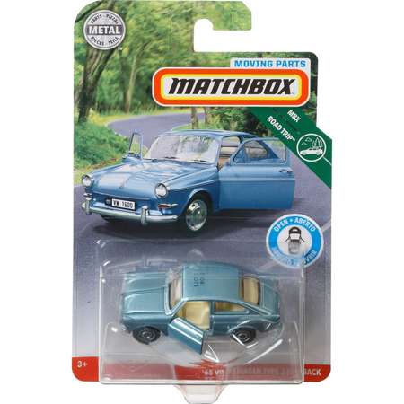 Машинка Matchbox Фольксваген Тип 3 Фастбэк с подвижными элементами GBH30