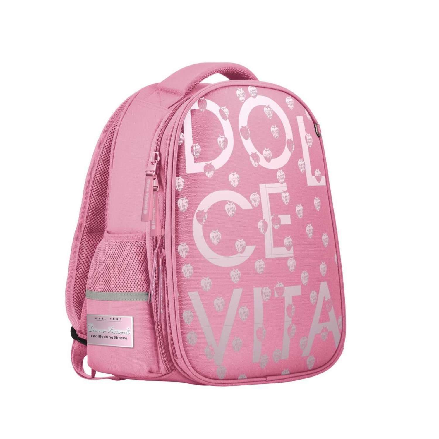 Рюкзак школьный Bruno Visconti облегченная капсула розовый с эргономичной спинкой Dolce Vita - фото 1