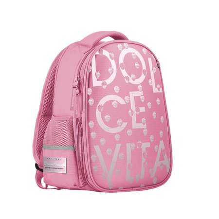 Рюкзак школьный Bruno Visconti облегченная капсула розовый с эргономичной спинкой Dolce Vita