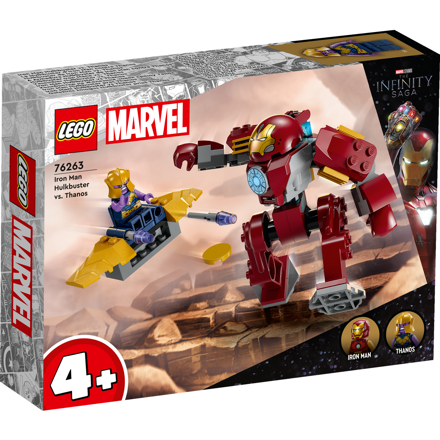 Конструктор LEGO Marvel Iron Man Hulkbuster vs. Thanos 76263 - фото 11