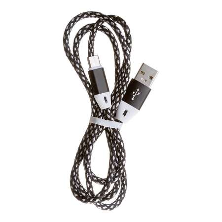 USB кабель Liberty Project Type-C оплетка и металлические разъемы 1м Белый