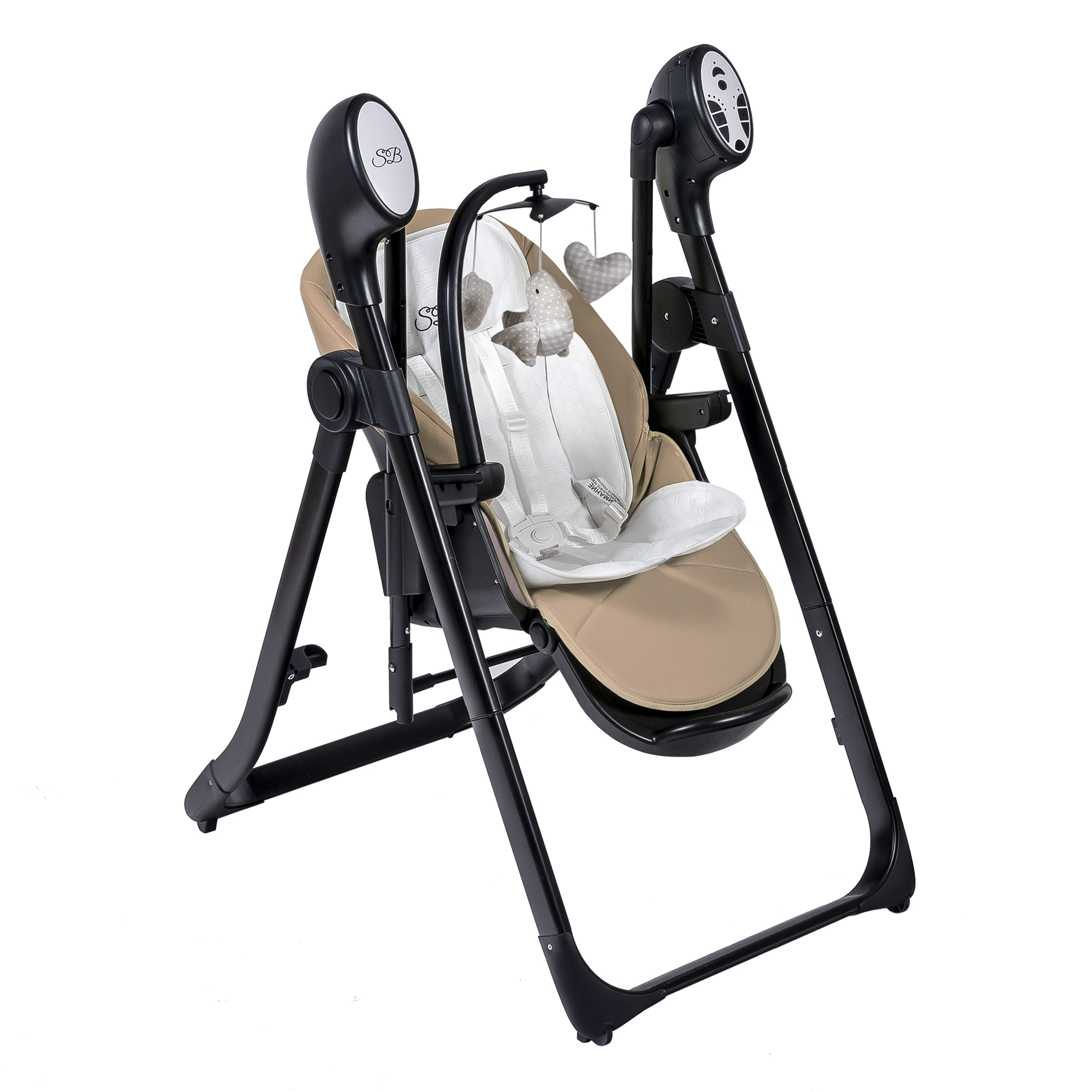 Стульчик для кормления Sweet Baby Fiesta Black-Beige - фото 10