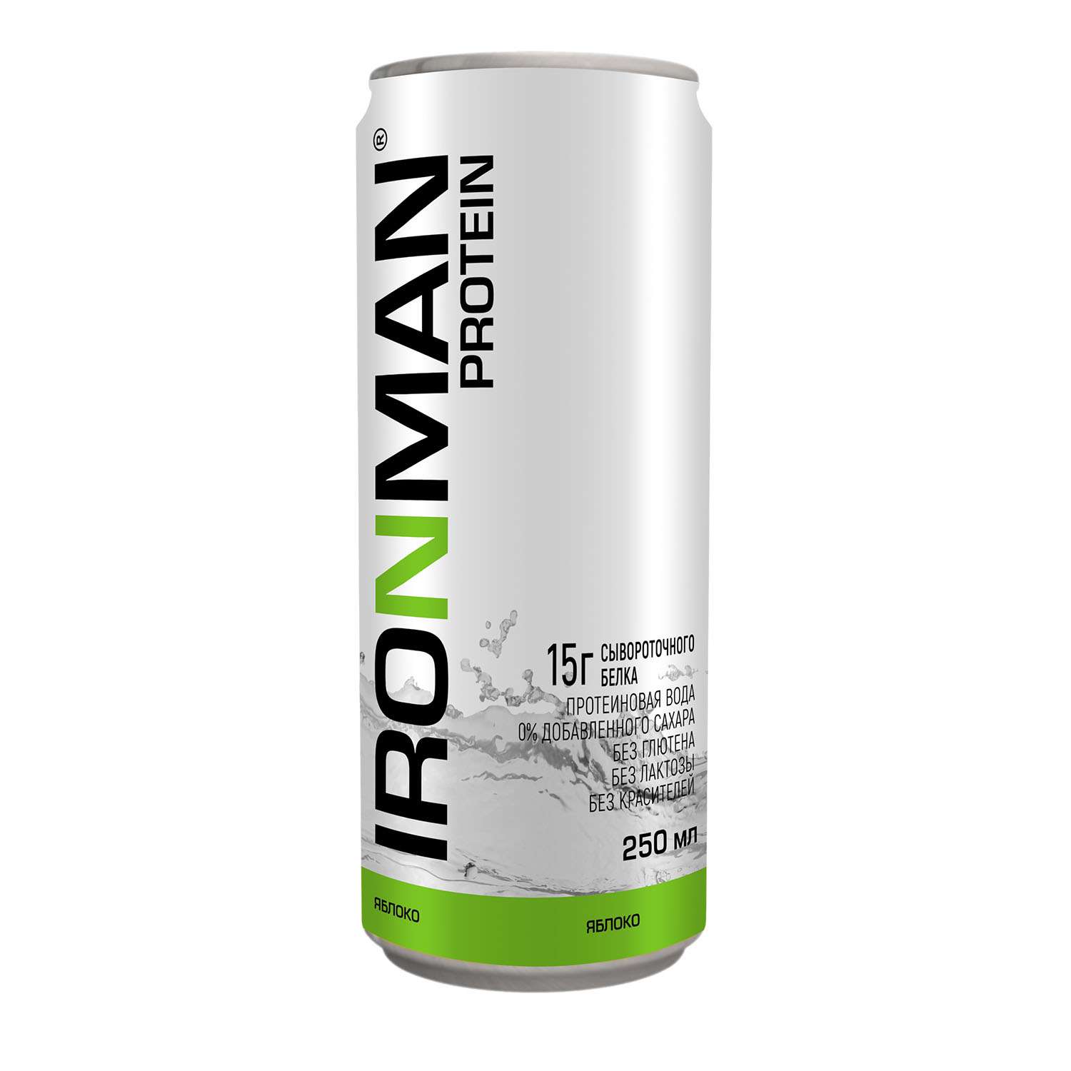 Напиток негазированный IronMan Protein яблоко 6*0.25 л - фото 2