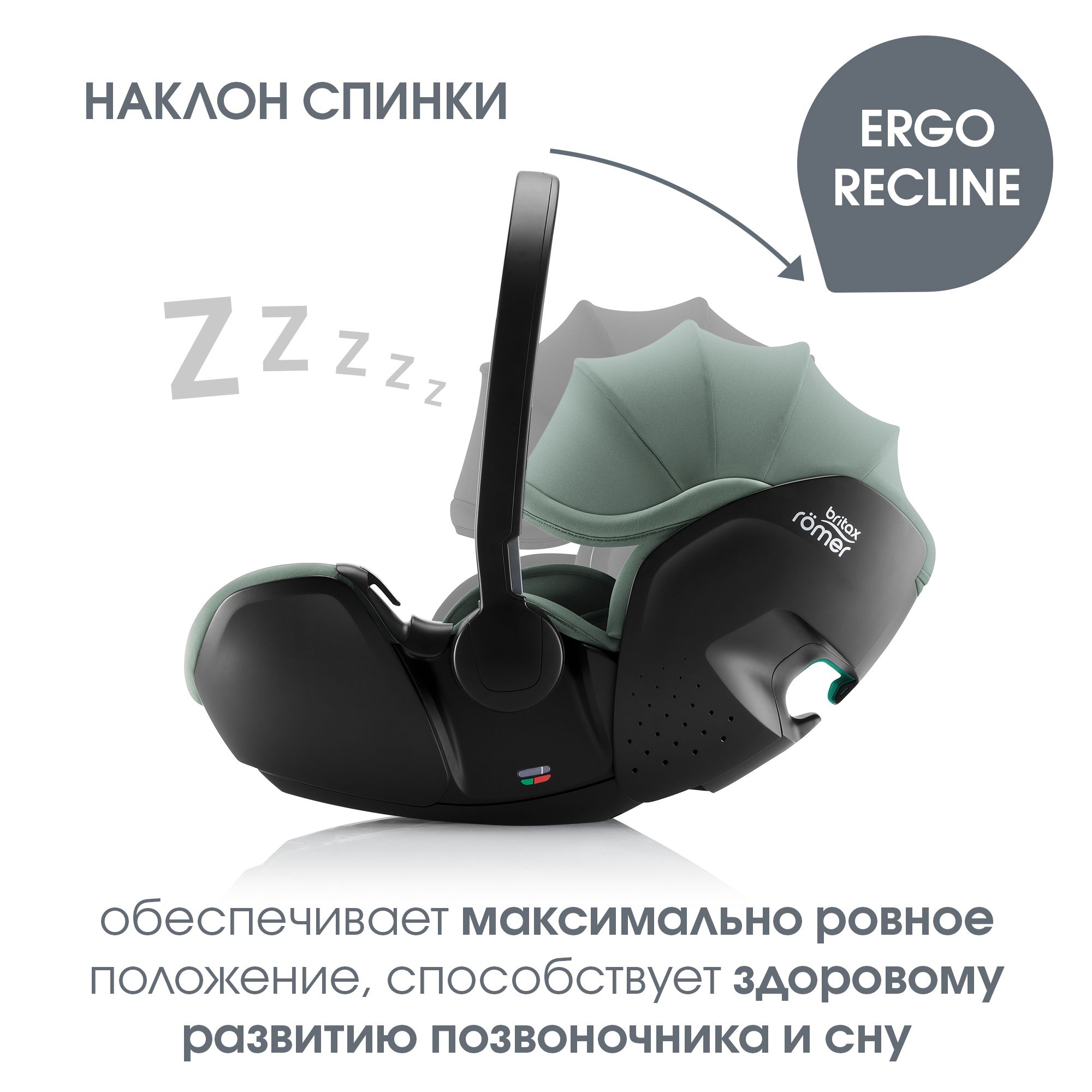 Автокресло Britax Roemer Baby-Safe Pro Jade Green Isofix 0 (0 -13 кг) - фото 6