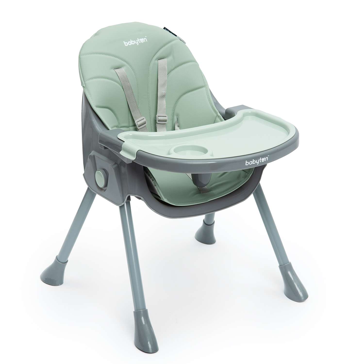 Стульчик для кормления Babyton Bueno Green-Grey - фото 10