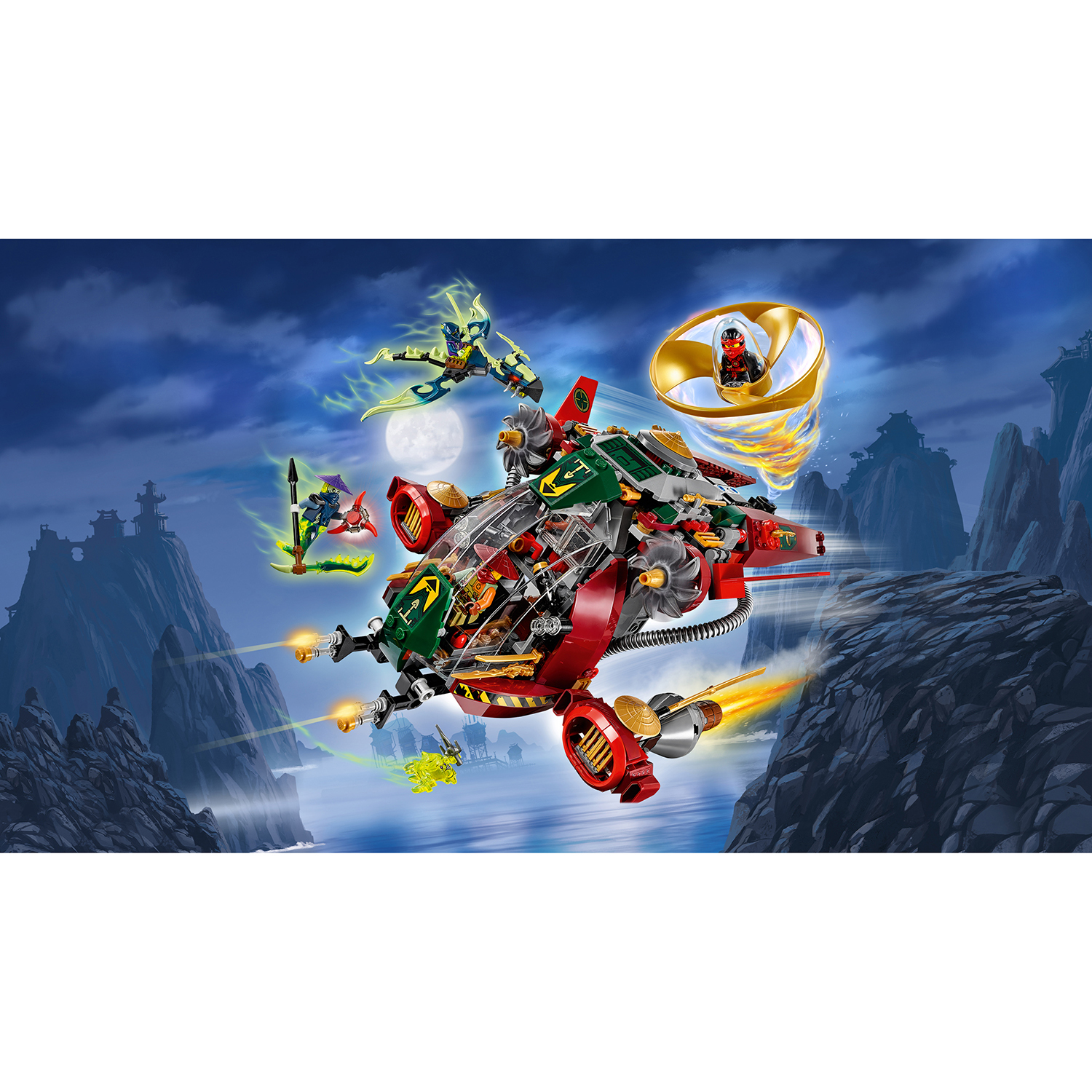 Конструктор LEGO Ninjago Корабль R.E.X Ронана (70735) - фото 4