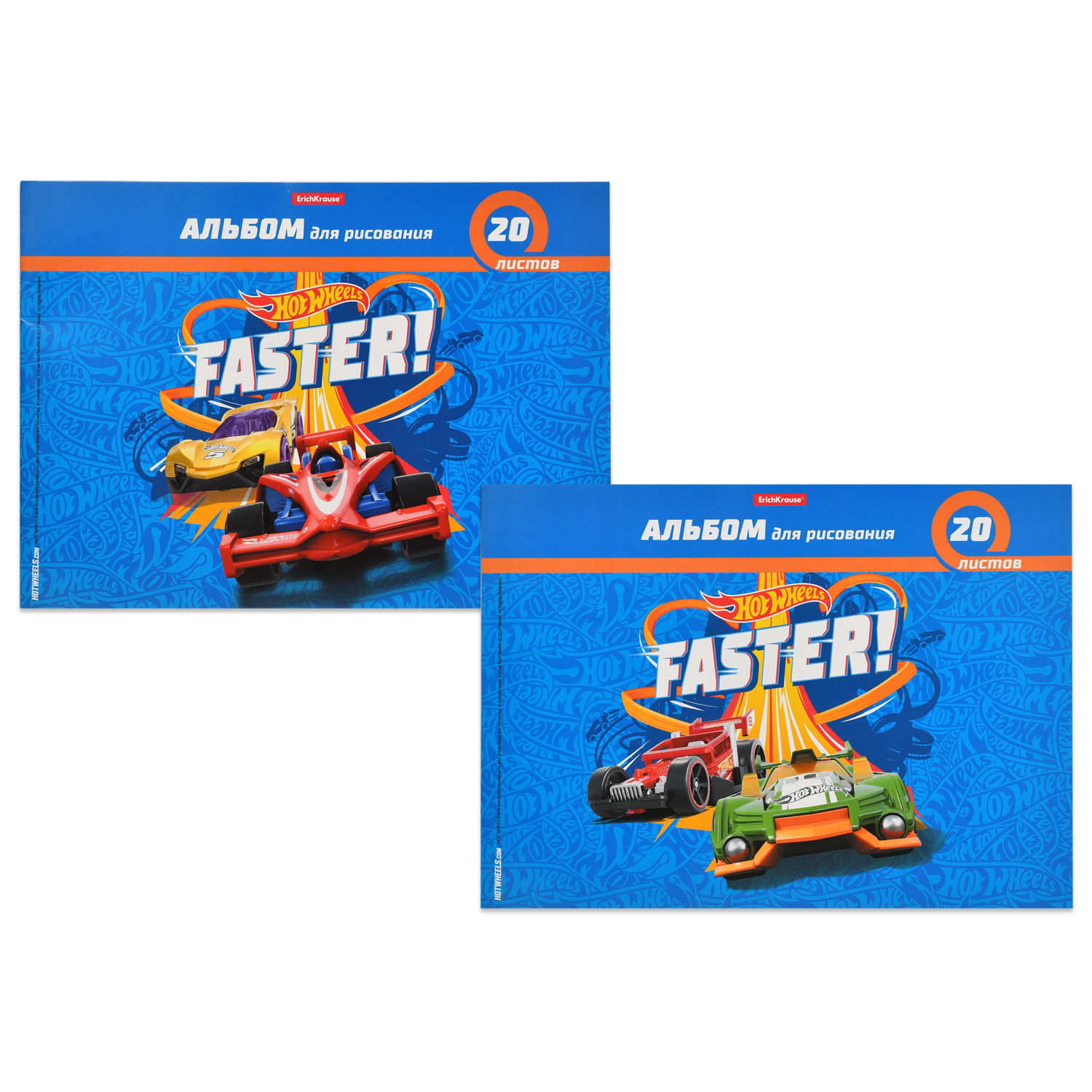 Альбом Barbie Hot Wheels Faster А4 40л в ассортименте 45150 - фото 1