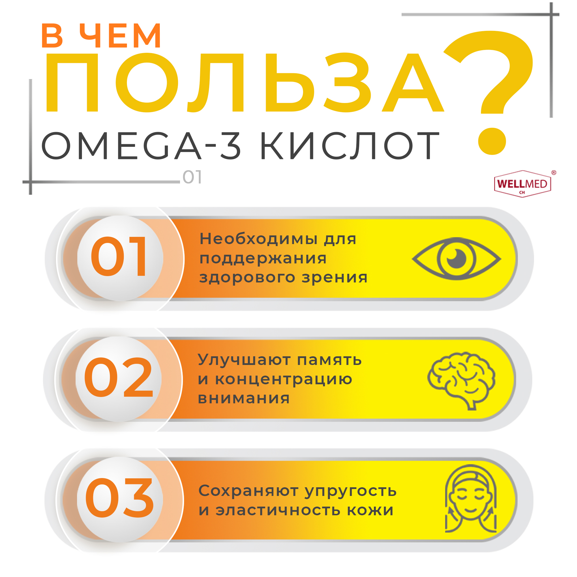 Рыбий жир для взрослых WELLMED Концентрат омега 3 200 капсул - фото 9