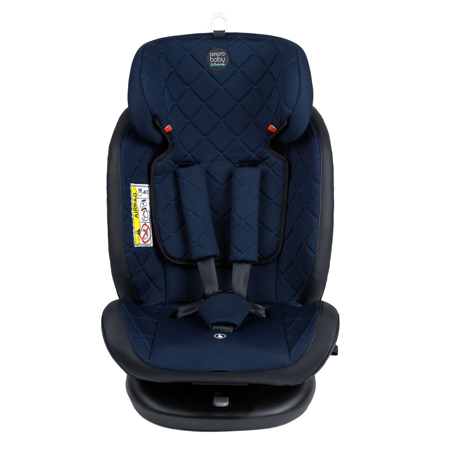 Автокресло Amarobaby Brilliant Isofix класс D группа 0+/1/2/3 Синий - фото 11