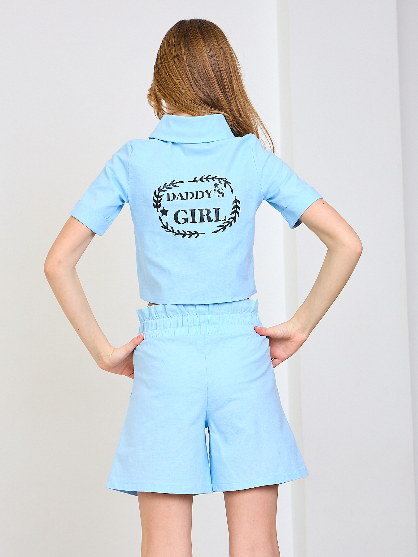 Костюм Mil Art kids 1902201541SUIT-SHORTS-SHIRT-BLUE - фото 6