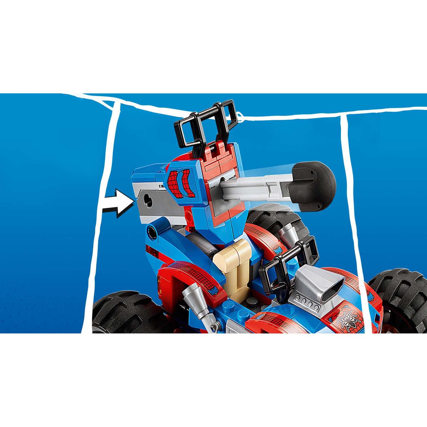 Конструктор LEGO Super Heroes Человек-Паук Засада на веномозавра 76151 - фото 12