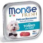 Корм для собак MONGE Dog Fresh тунец консервированный 100г