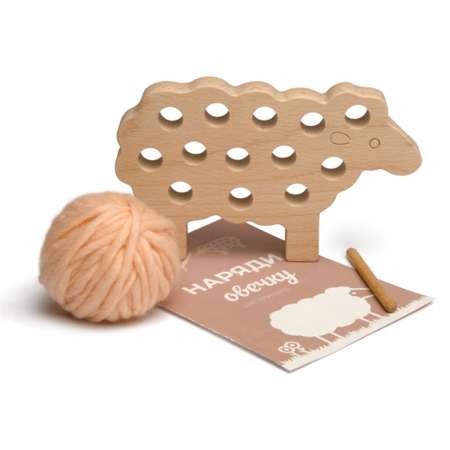 Набор для создания игрушки ToyMo «Наряди овечку» цвет розовый