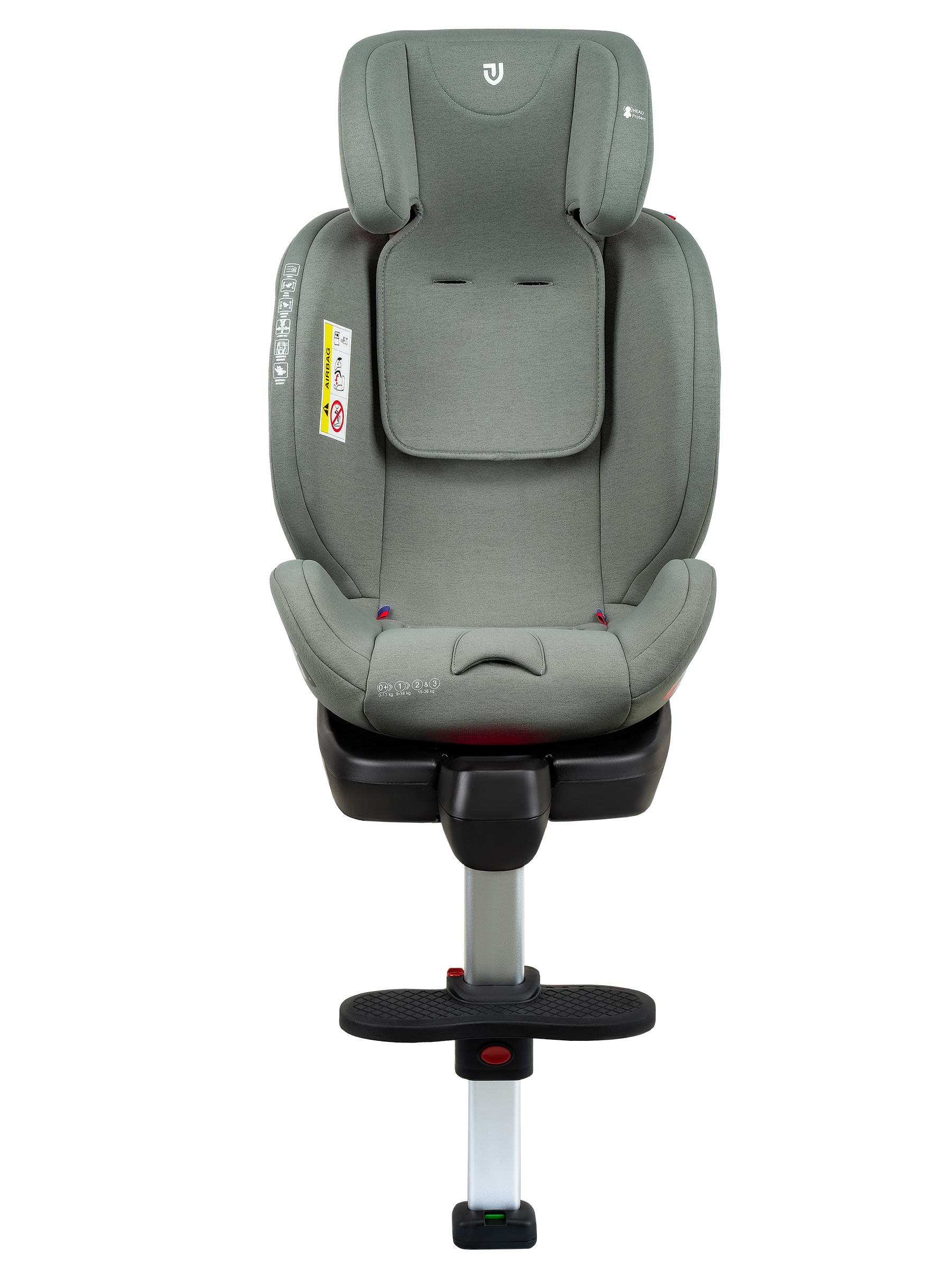 Автокресло JOVOLA Jet Isofix для новорожденных 0-36 кг группа 0+1+2+3 с упором в пол зеленый - фото 17