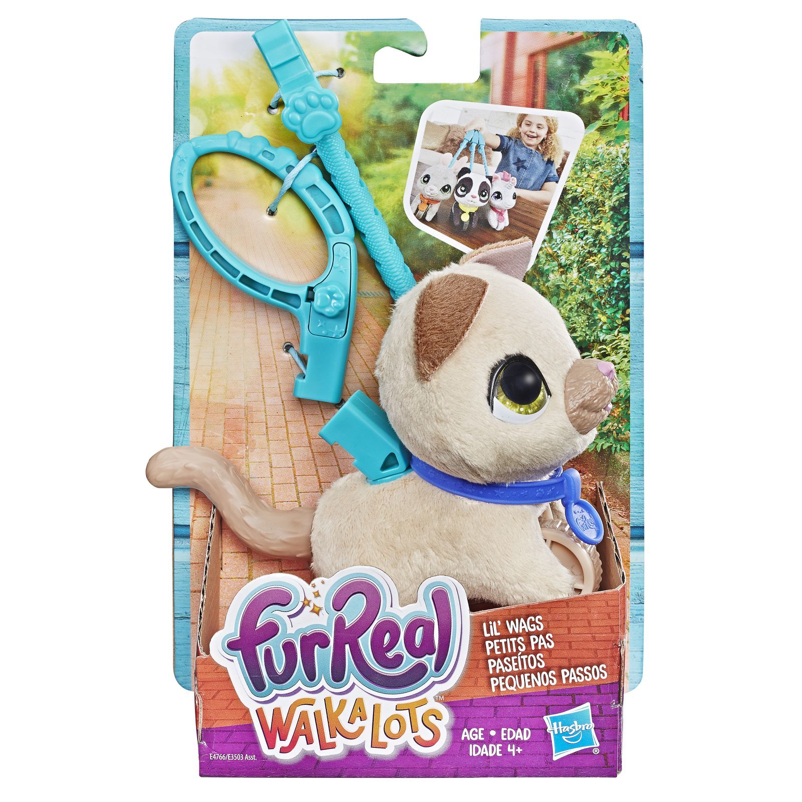 Игрушка FurReal Friends Котенок 1 на поводке малый E4766EU4 - фото 2