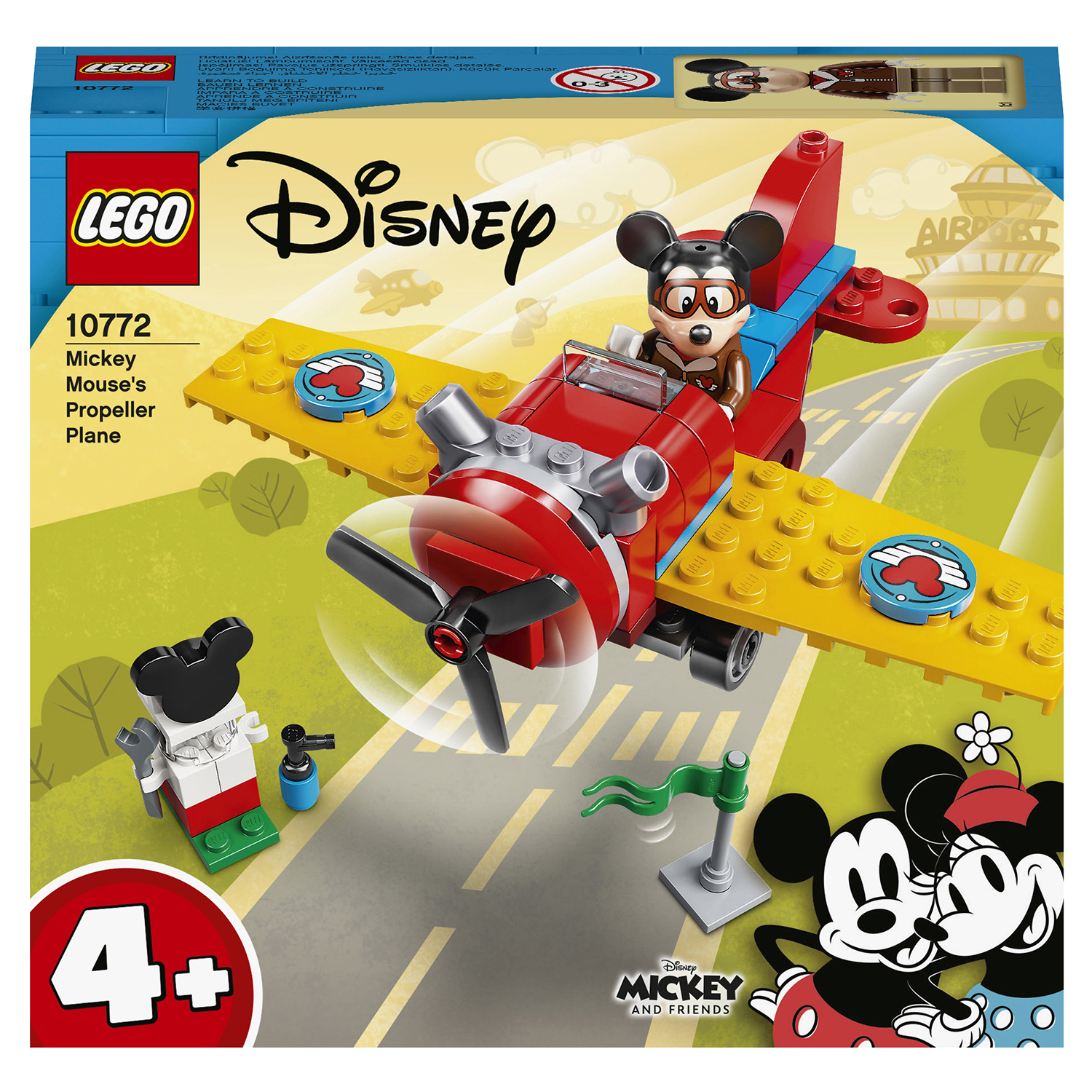 Конструктор LEGO Mickey and Friends Винтовой самолёт Микки блочный - фото 2