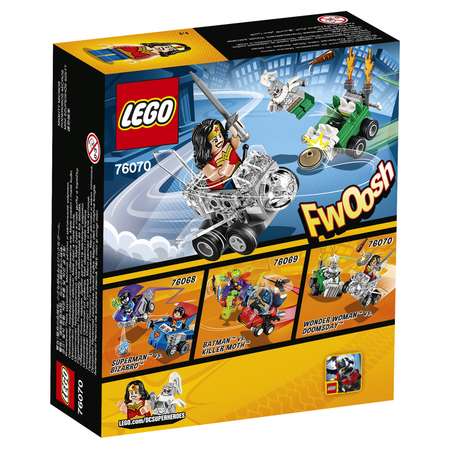 Конструктор LEGO Super Heroes Mighty Micros: Чудо-женщина против Думсдэя (76070)