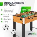 Игровой стол UNIX line Футбол - Кикер (122х64 cм) Wood