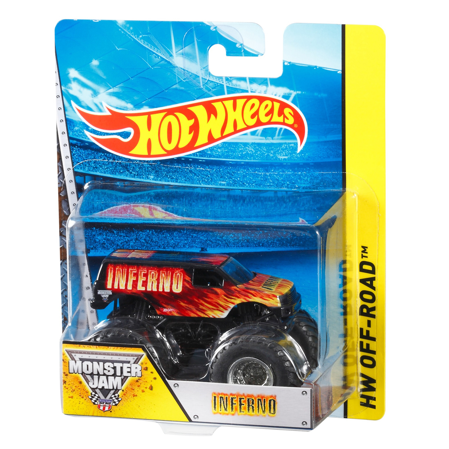 Машинка Hot Wheels Monster Jam Inferno 1:64 (BHP51) BHP37 - фото 1