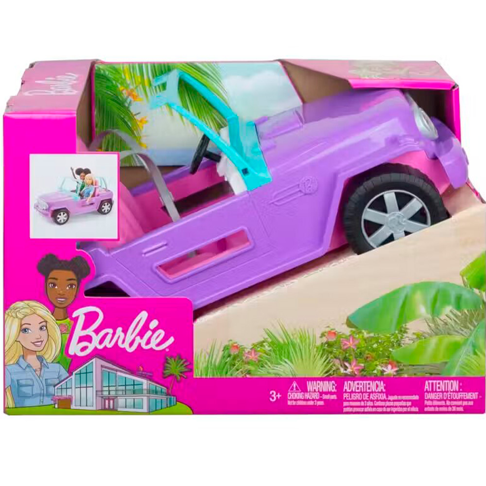 Внедорожник Barbie Jeep инерционный розовый 0590_17 - фото 3