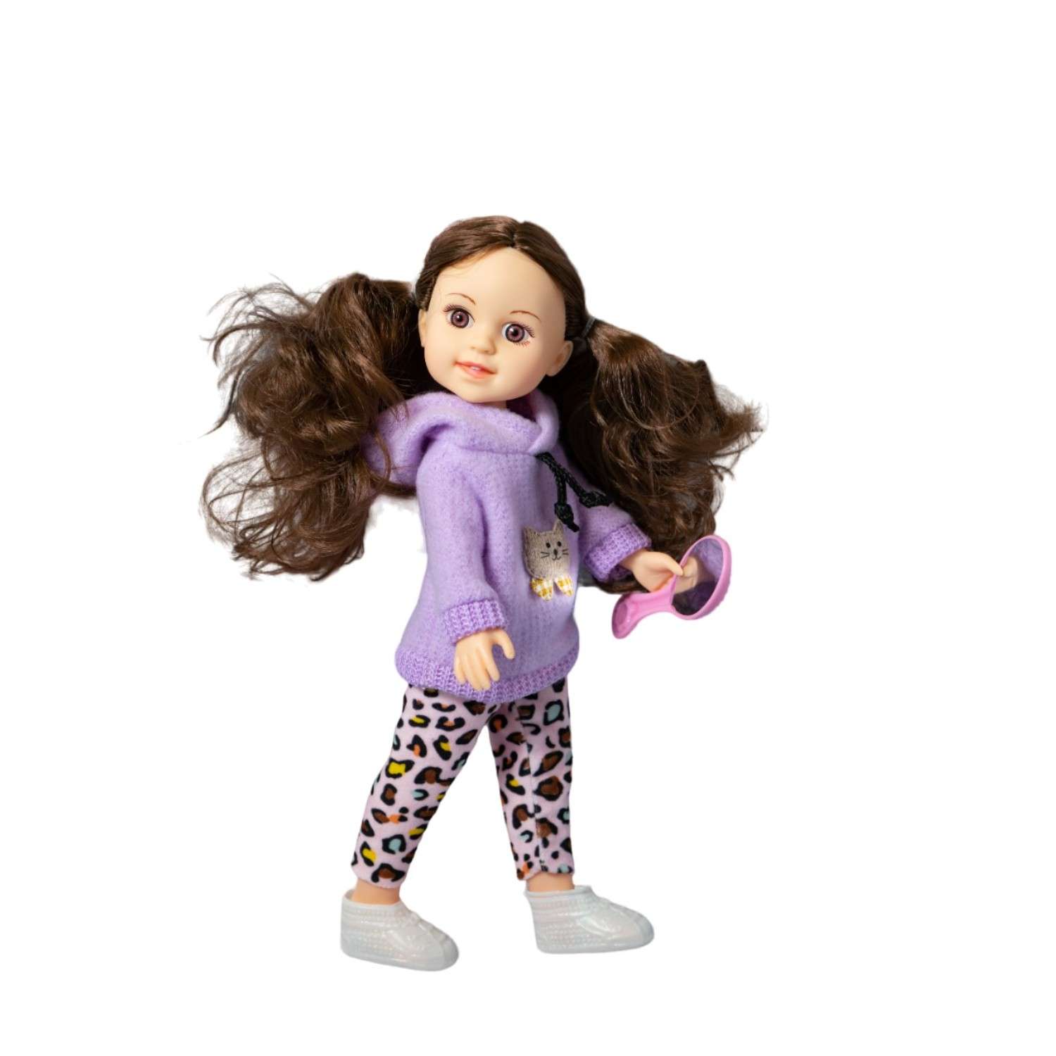 Кукла для девочек Valori Музыкальная и с аксессуарами EPT664816-фиолетовый - фото 1
