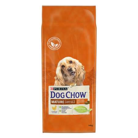 Корм для собак Dog Chow Mature с курицей 14кг