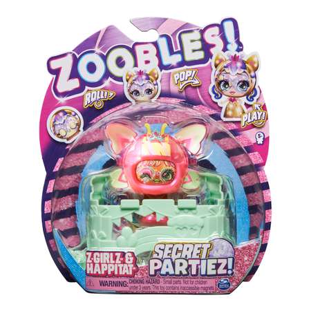 Игровой набор ZOOBLES Секретная вечеринка Butterfly