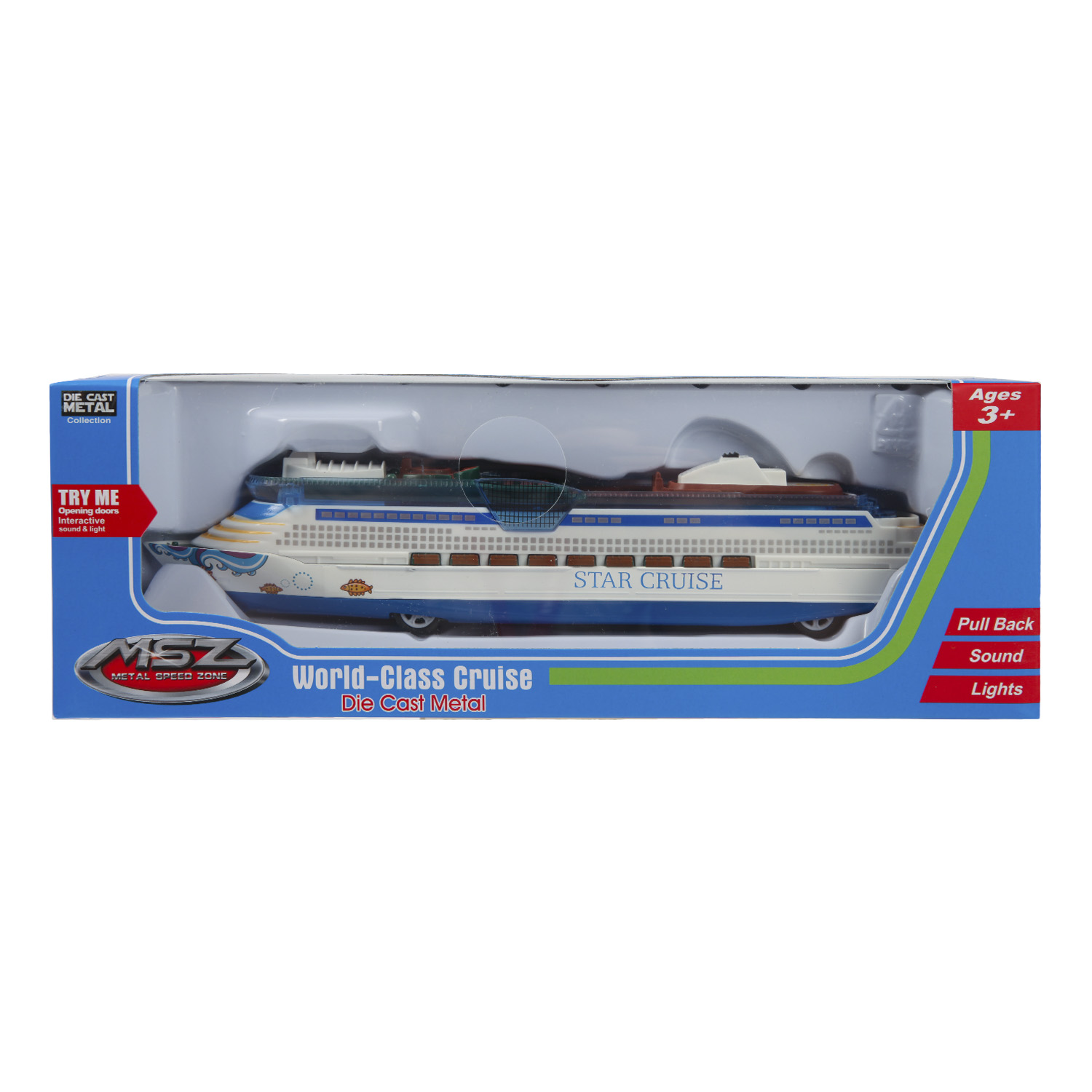 Машина MSZ 1:1000 Aida Cruise Голубая 68392