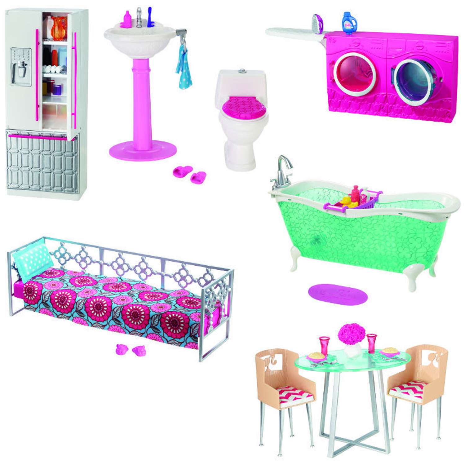 Набор мебели Barbie для декора дома в ассортименте CFG65 - фото 1