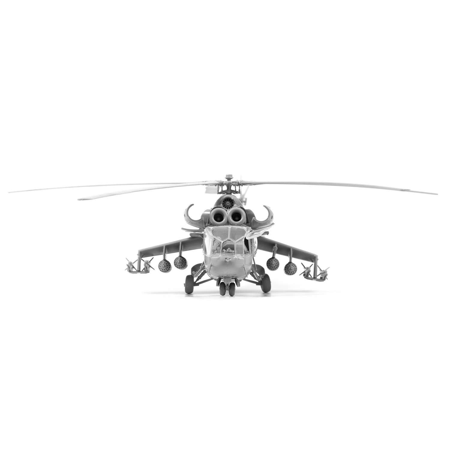 Модель для сборки Звезда Советский вертолет МИ-24А 7273 - фото 3
