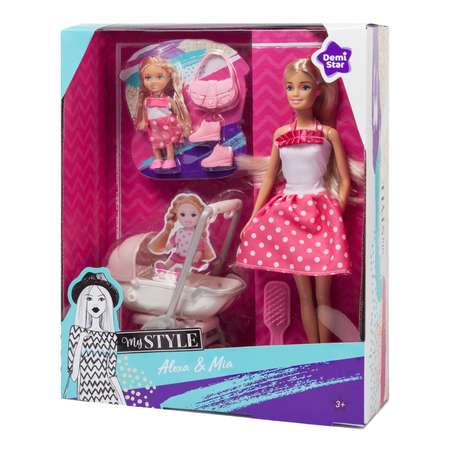 Набор с модельными куклами Demi Star Мама и дочка