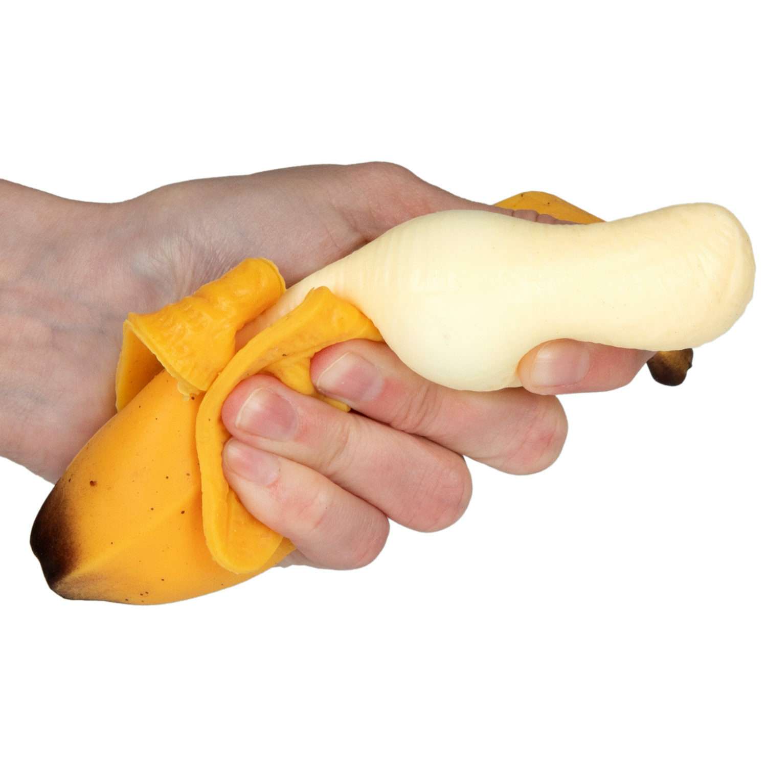Антистресс Банан Крутой замес 1TOY игрушка для рук жмякалка мялка тянучка 1 шт - фото 2