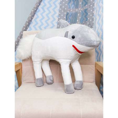 Мягкая игрушка Михи-Михи Акула Лошадь 40 см