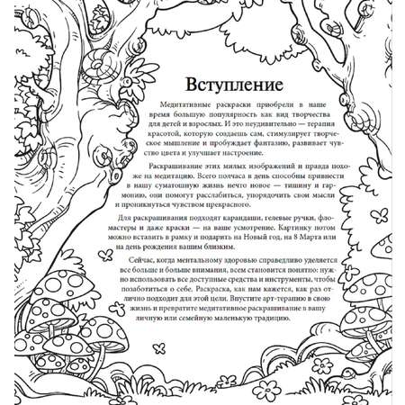 Книга Антистресс Заповедный лес Рисунки для медитаций