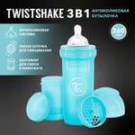 Бутылочка Twistshake антиколиковая 260мл Синяя