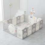 Манеж UNIX Kids SUPREME Space (200x200 cm) Grey