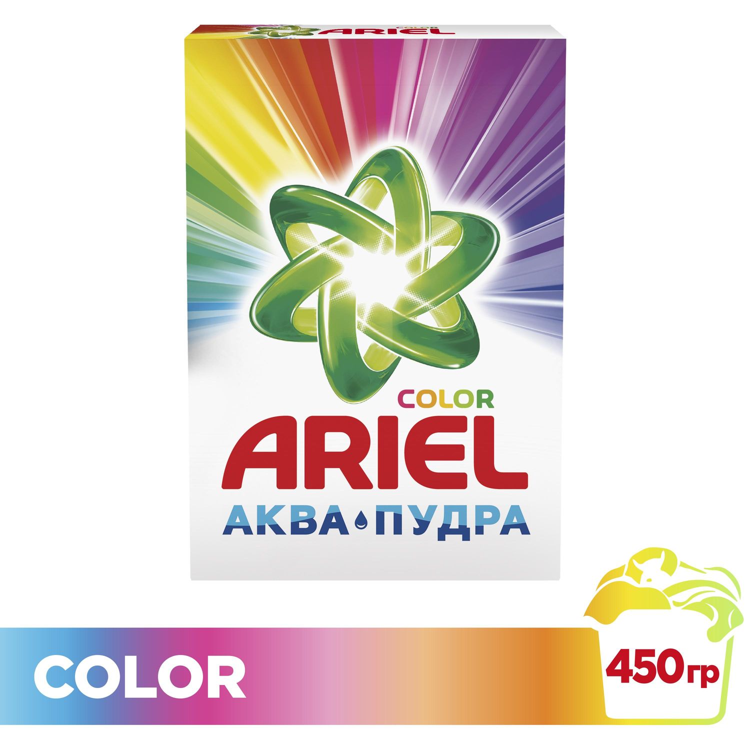 Порошок стиральный Ariel Color для цветных вещей 450г - фото 3