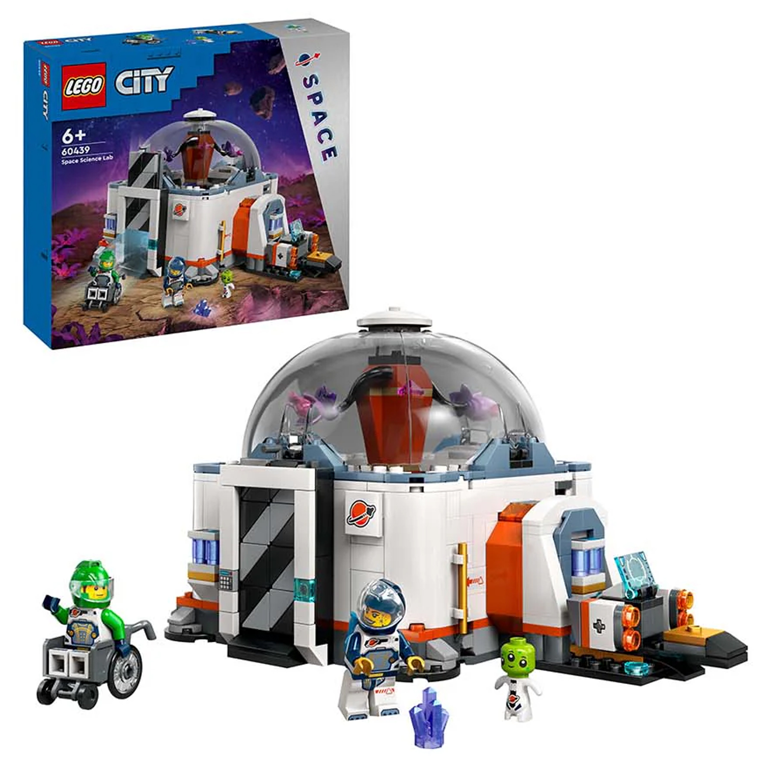 Конструктор LEGO City Космическая лаборатория блочный - фото 2