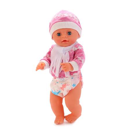 Кукла Карапуз интерактивный в розовой кофточке(Y40BB-DP-OTF-RU)